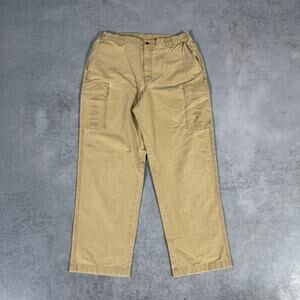 LL Bean Tropic Weight Cargo Pants Khaki - Size: 30x30